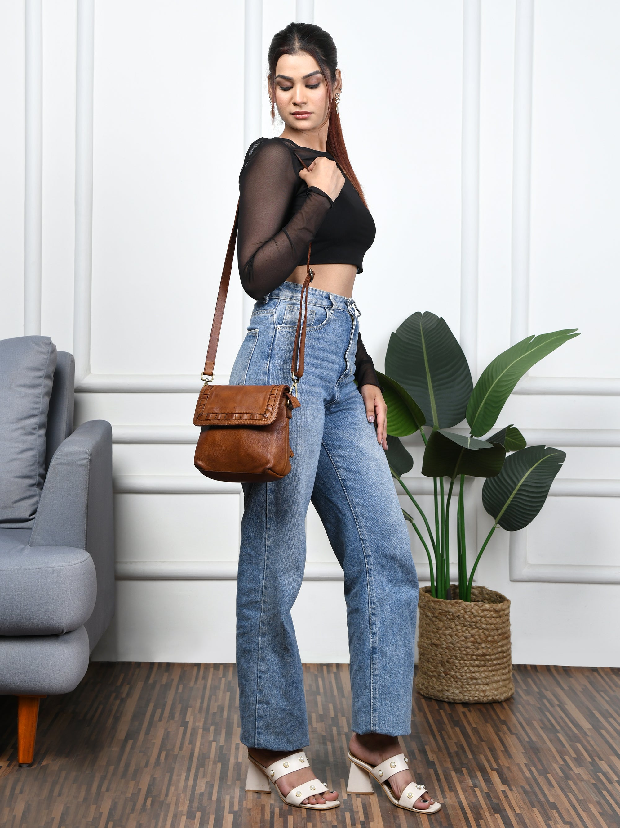 Verdant Crossbody Women's Leather Handbag